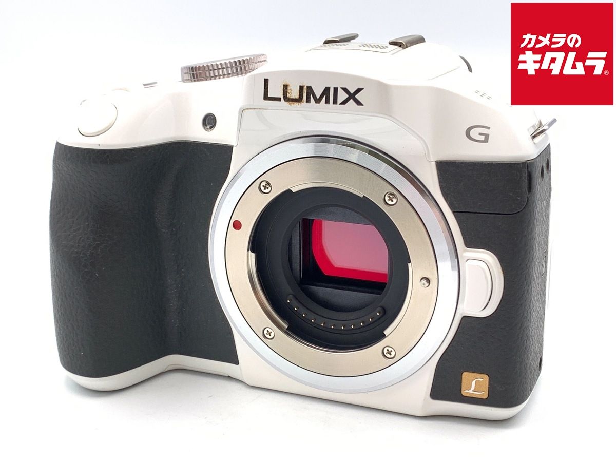 LUMIX G ミラーレスカメラ ホワイト DMC-G6 white LUMIX 【中古】Panasonic パナソニック DMC-G6 ホワイト ミラー
