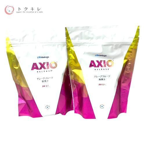 トクキレ ライフバンテージ AXIO アクシオ グレープフルーツ 30包×2袋セット｜