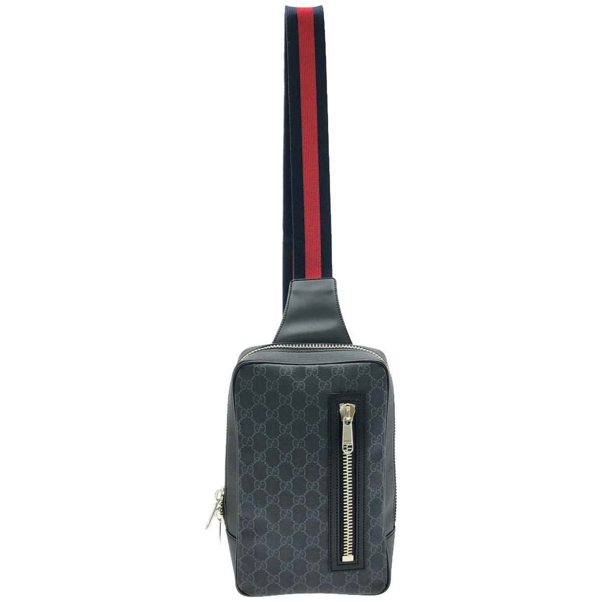 中古】GUCCI グッチ GGスプリーム スリングバックパック ボディバッグ  