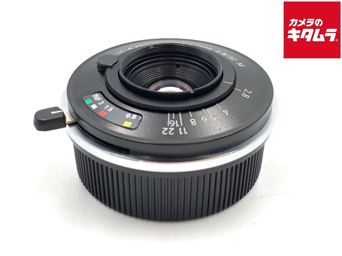 ロモグラフィー LOMO LC-A MINITAR-1 Art Lens 32mm F2.8 ライカM用 シルバー