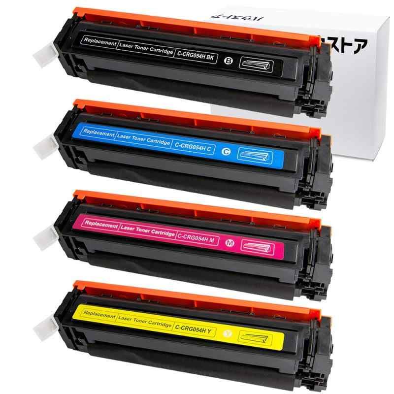 バウストア CRG-054H 054H 4色 互換トナーカートリッジ LBP622C LBP621C MF644Cdw MF642Cdw キャノン Canon CRG-054HBLK CRG-054H
