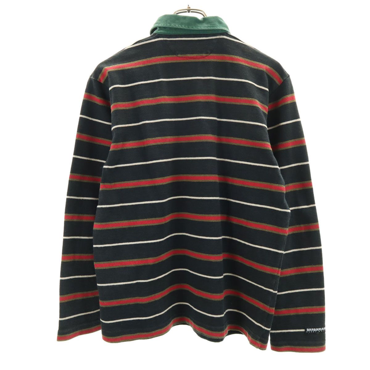 バーバリアン ラガーシャツ ボーダー BARBARIAN バーバリアン ラガー