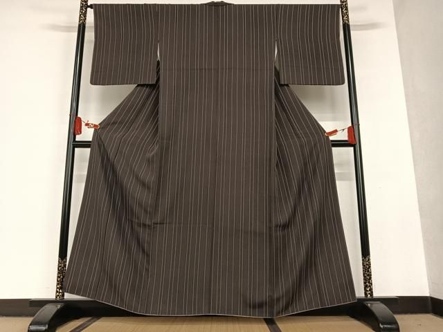 平和屋着物●上質な小紋　縞　正絹　逸品　AAAU8047zg 平和屋着物○上質な小紋 縞 正絹 逸品 AAAU8047zg - メルカリ