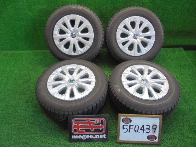 5FQ439 BBT 195 65R15 ブリヂストン ICEPARTNER2 スタッドレスタイヤ トヨタ純正 アルミホイール4本セット 製 50プリウス