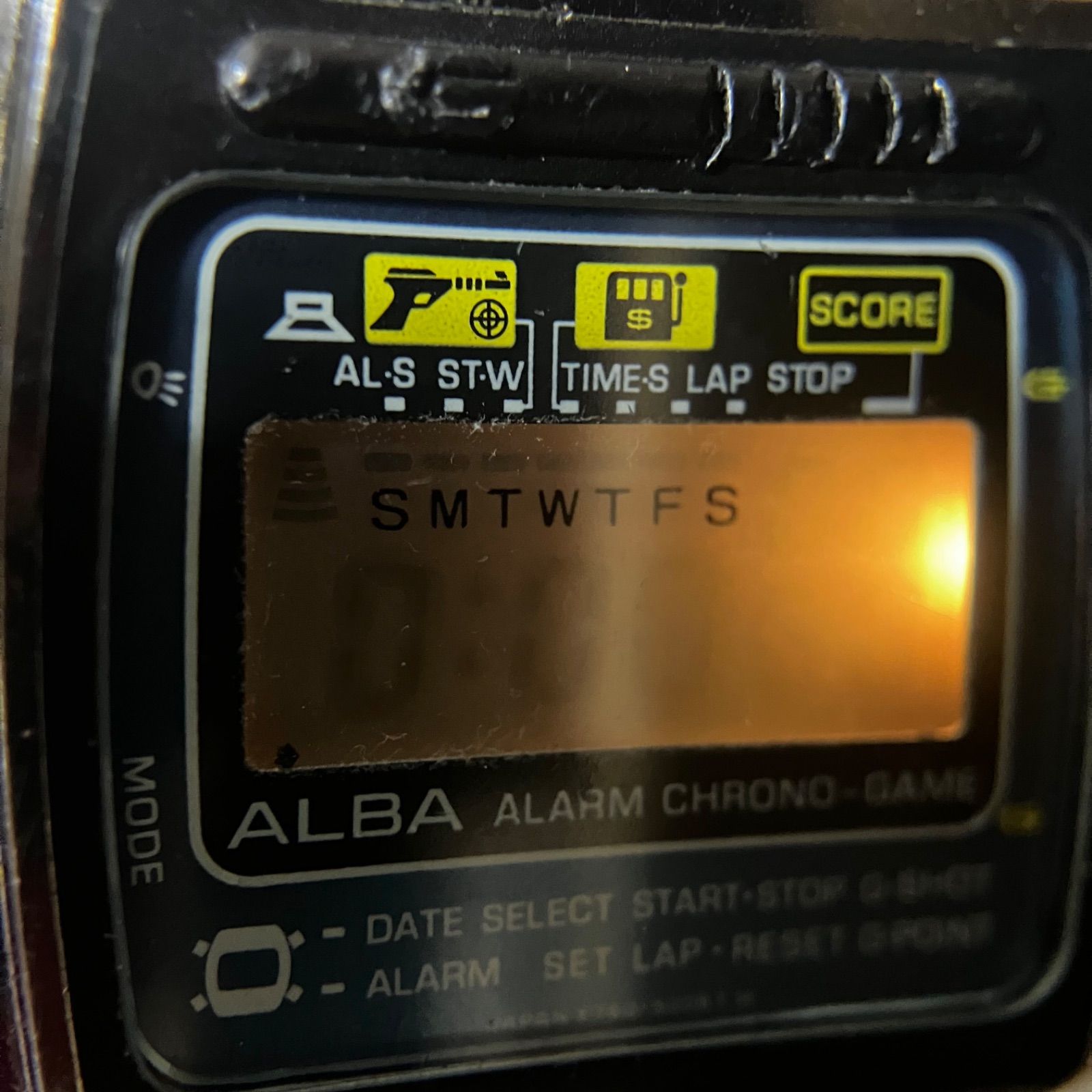 ゲーム内蔵 腕時計】SEIKO セイコー ALBA アルバ ALARM CHRONOGRAPH