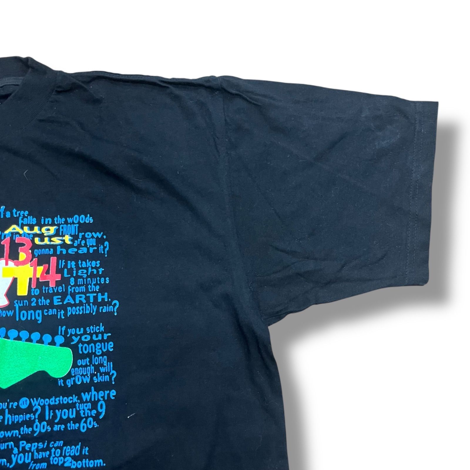 90s 企業 バンドT PEPSI Woodstock 94 Tシャツ L 両面プリント - メルカリ