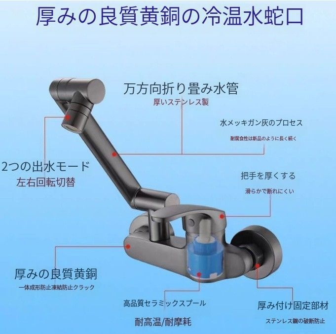 デッキ形2ハンドルシャワー KF14E : ツーハンドルシャワー水栓 KF14E