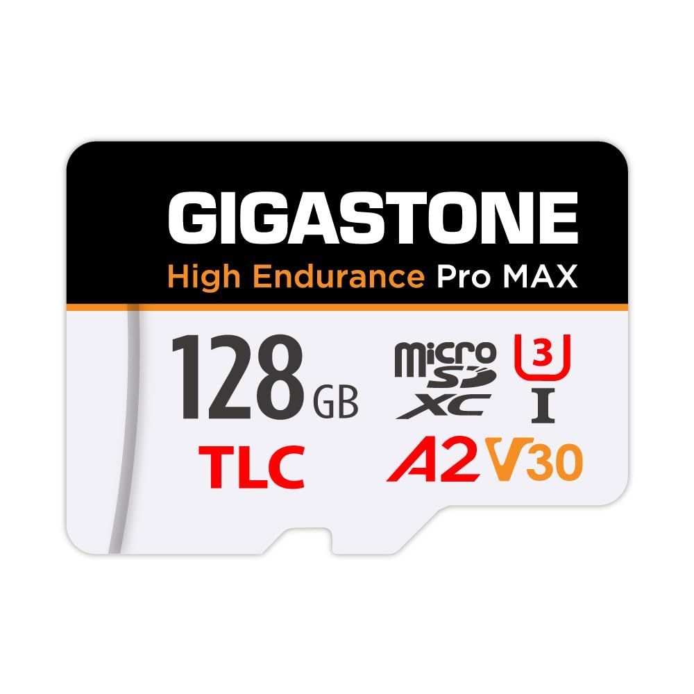 Color 128GB High Endurance Pro MAX 1-Pack 5年デｰタ復旧 GIGASTONE マイクロsdカード 128GB High Endurance Pro MAX MicroSD 160MB|s 高耐久 4K UHD ビデオ