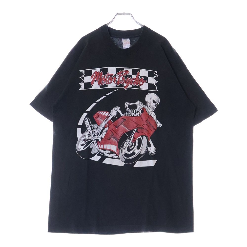 90s FASHION VICTIMスカルハンド両面ビッグプリントTシャツ