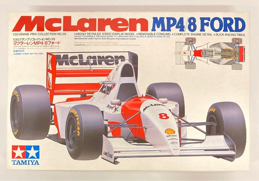 中古】「非常に良い」タミヤ 1/20 マクラーレンMP4/8フォード (1