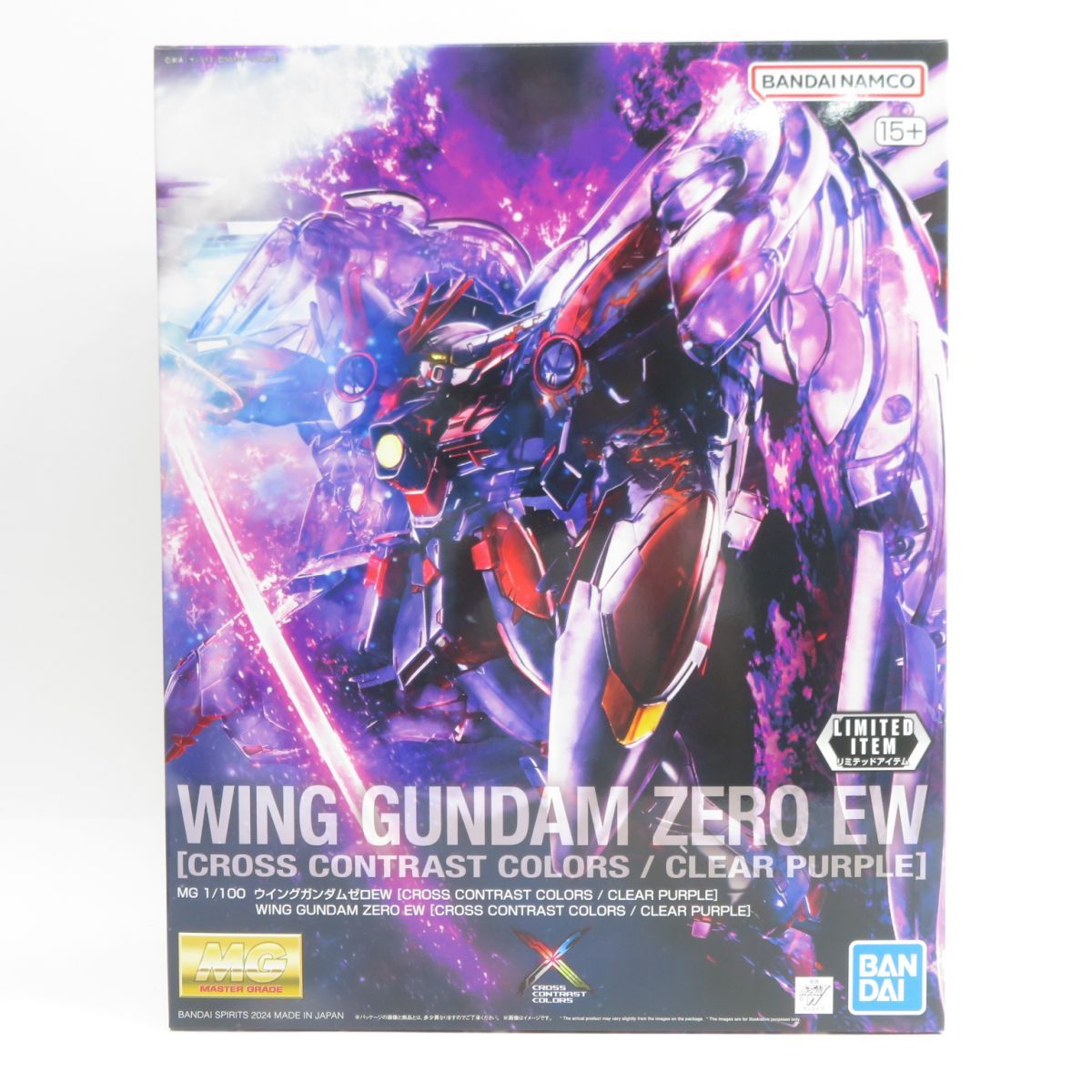 未組立 MG 1|100 ウイングガンダムゼロEW CROSS CONTRAST COLORS | CLEAR PURPLE プラモデル 内袋