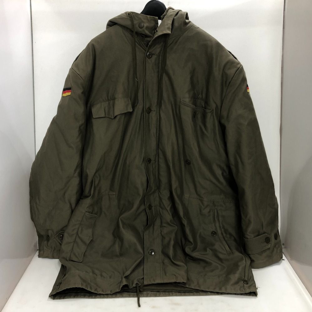 02w08335 ドイツ軍 ミリタリーコート ライナー付 モッズコート カーキ 