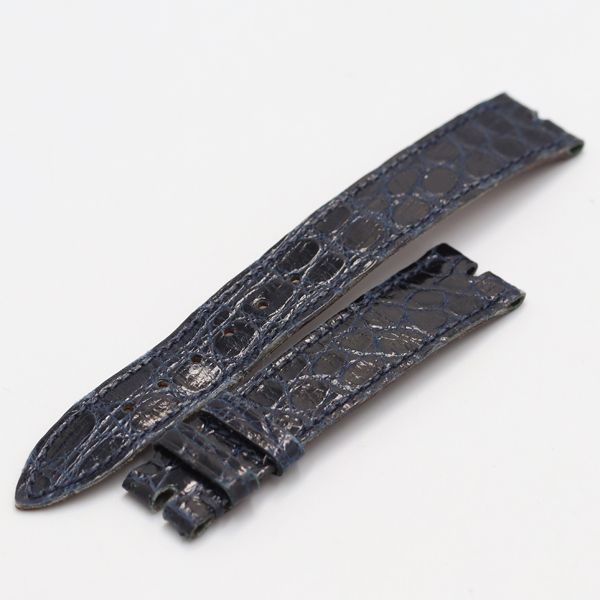 ヴァンクリーフアンドアーペル　時計用ベルト　黒 ヴァンクリーフ＆アーペル 純正ベルト ブラック 16mm用 メンズ