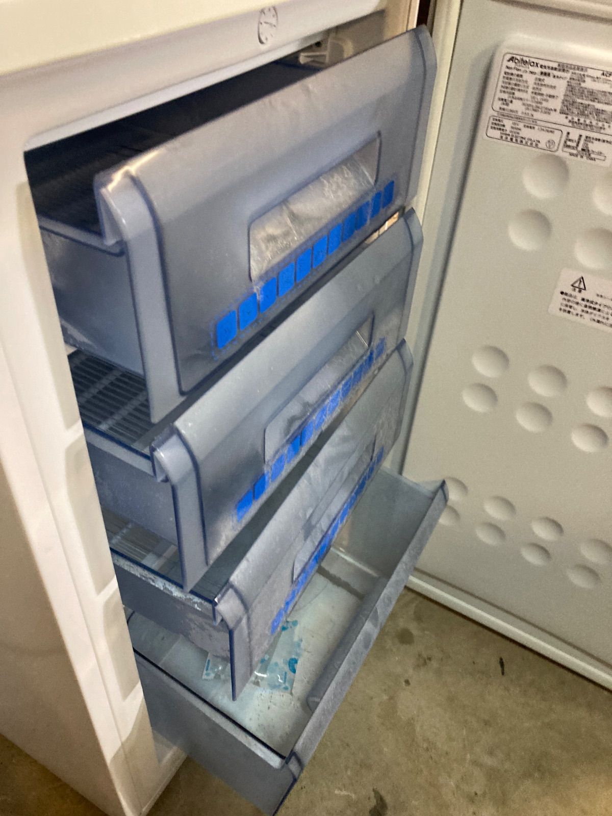 ⭐︎美品⭐︎Abitelax 冷凍庫 ACF-110E 100L アビテラックス（Abitelax） 直冷式 100L 冷凍庫 前開き