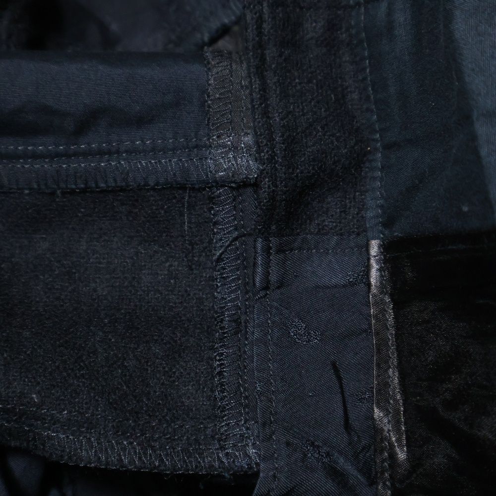 コムデギャルソン オム プリュス パッチワーク 半袖シャツ 黒 SS 中古・古着通販】COMME des GARCONS HOMME (コムデギャルソン