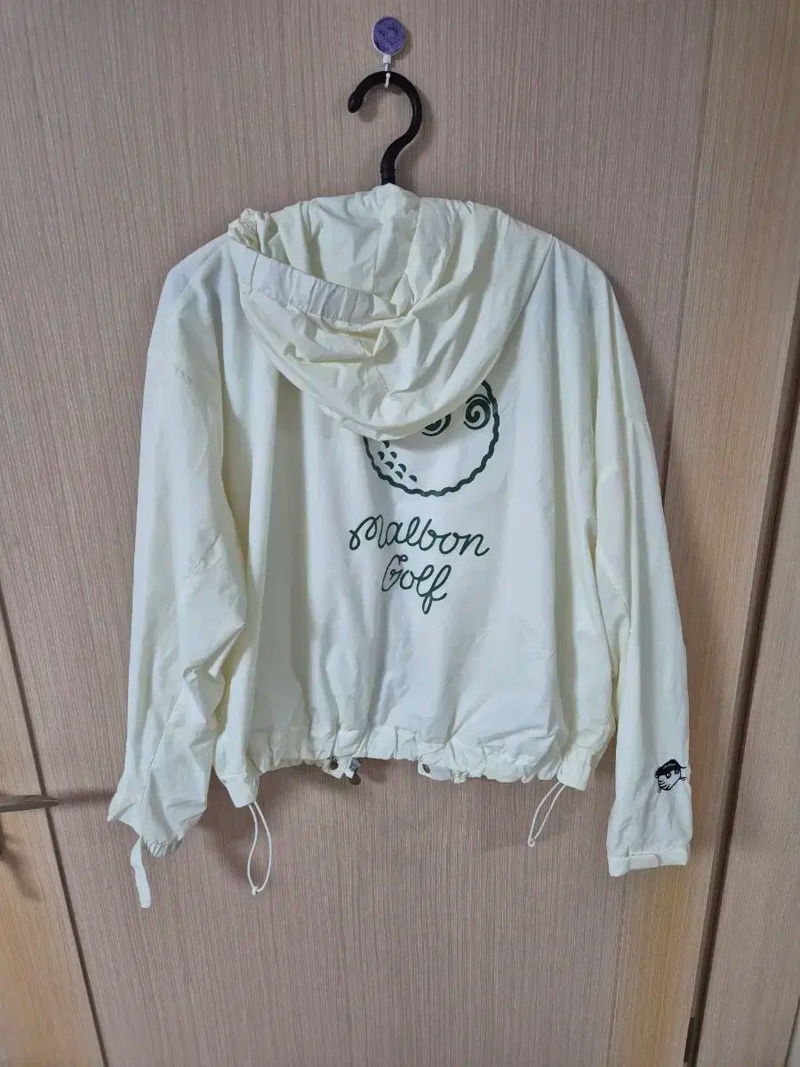 マルボンゴルフ レディース フード ウィンドブレーカー アイボリー