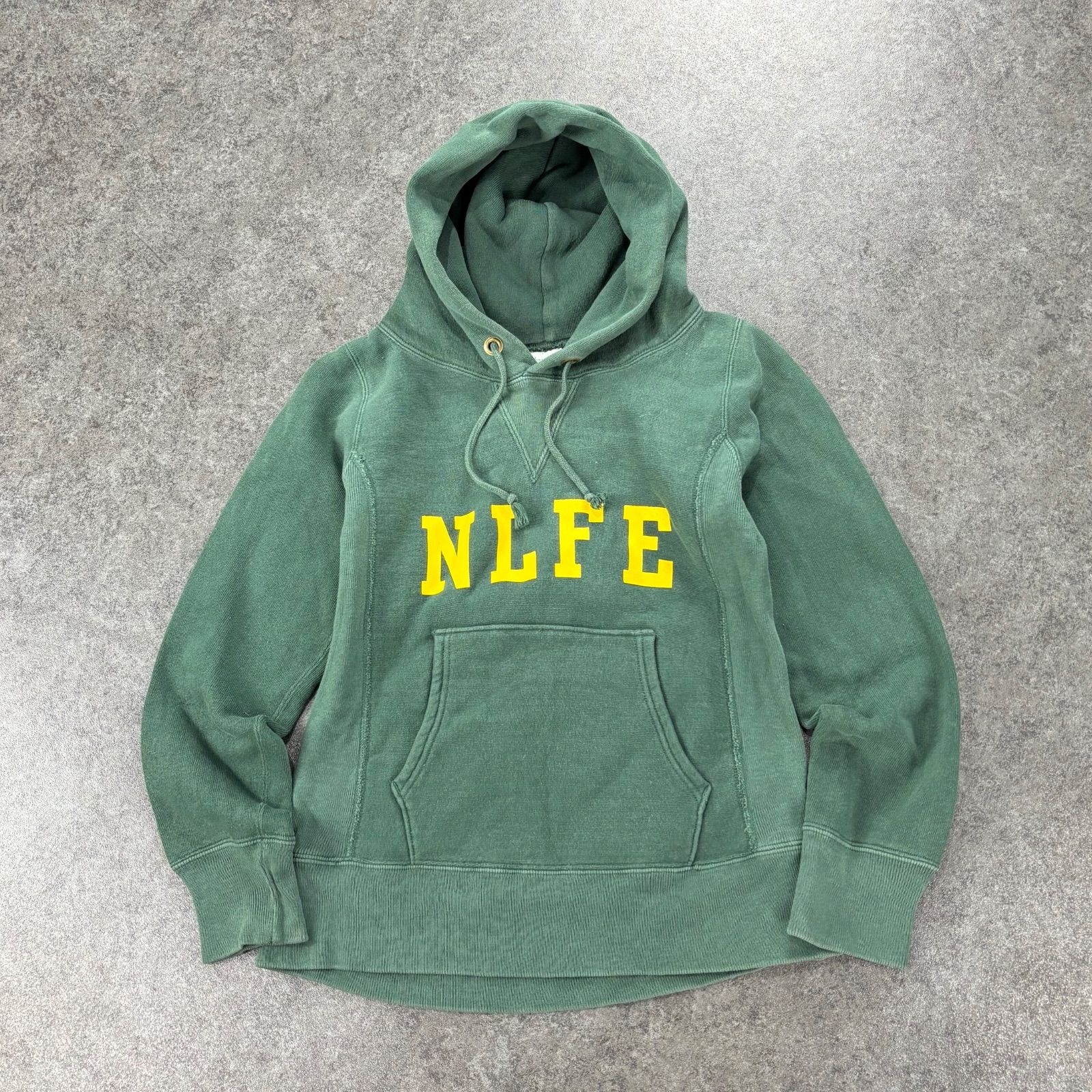 O1 単色タグ 緑 Champion Reverse Weave NLFE チャンピオン リバース 