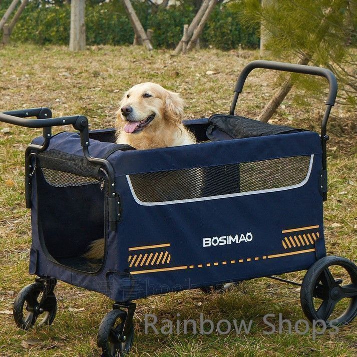 ペットキャリー ペットカー ペットバギー 大きいサイズ 犬猫兼用 車輪 洗濯可 リード付き 安全 安心 通院 お出かけ 散歩 旅行 外出 お泊り キャンプ 通気性 高品質 頑丈 犬 猫