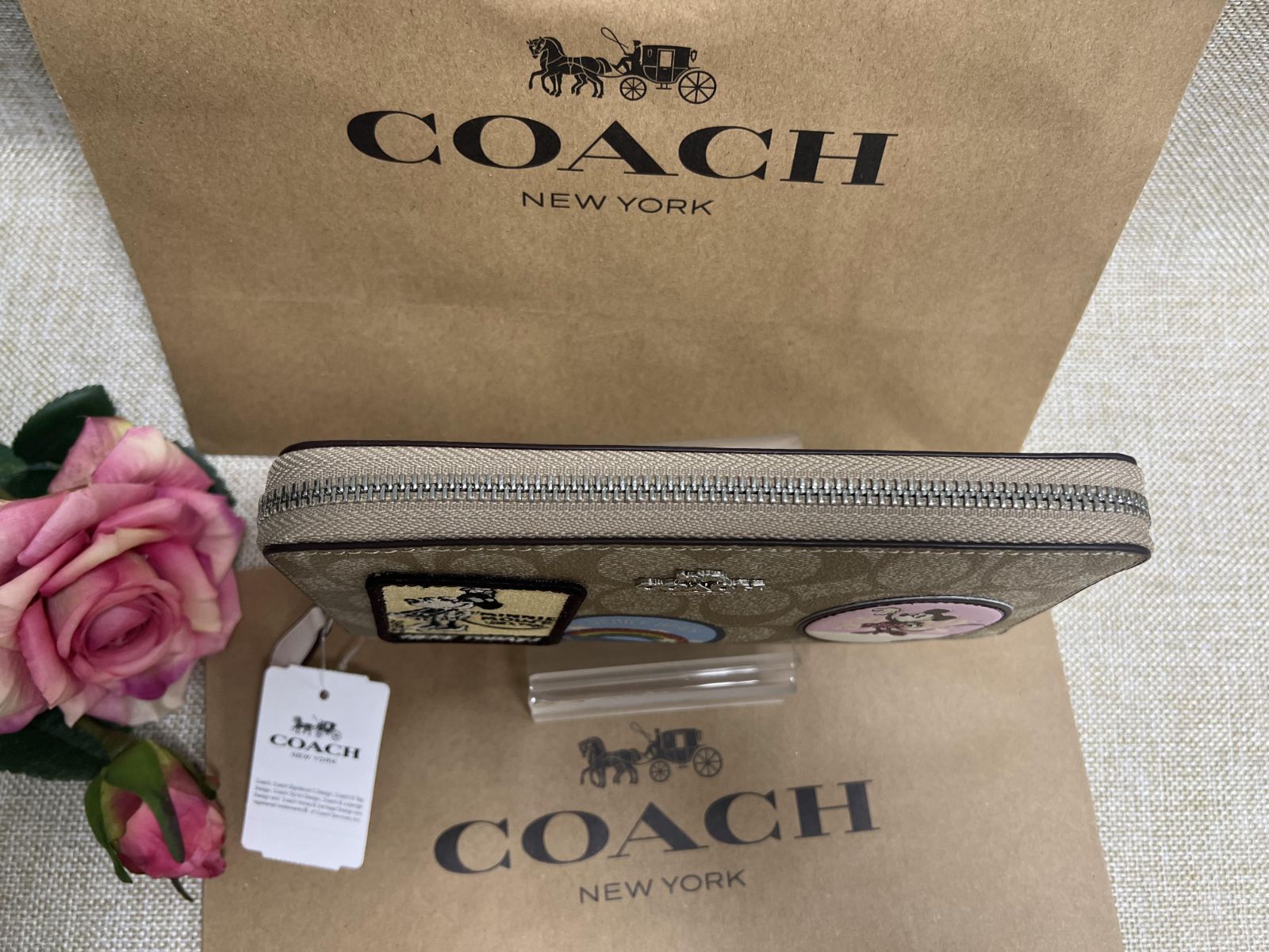 コーチ 長財布 財布 COACH DISNEY ディズニー コラボ WDW50周年