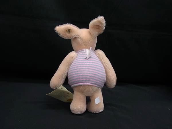 シュタイフ ぬいぐるみピグレット □美品□ Steiff シュタイフ ディズニー ピグレット 2002年 5000