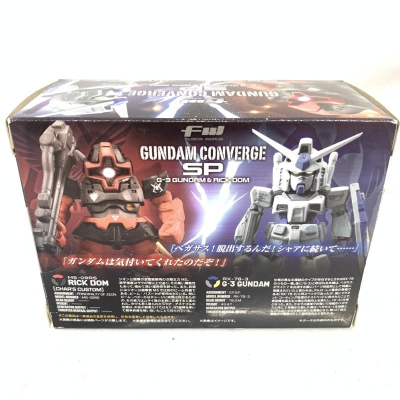 中古】未開)機動戦士ｶﾞﾝﾀﾞﾑ展 GUNDAM CONVERGE SP G-3GUNDAM & RICK  