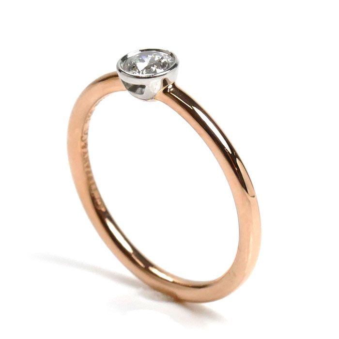 TIFFANY&Co. ティファニー K18PG ピンクゴールド Pt950プラチナ  