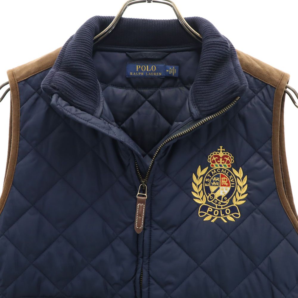Polo Ralph Lauren ネイビー キルティングベスト M POLO RALPH LAUREN ポロ ラルフ ローレン キルティング ベスト