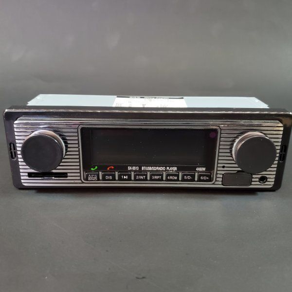 旧車 76-90MHz 日本バンド対応 カーオーディオ Bluetooth カーステレオ レトロ スタイル 1DIN AUX SD MP3 USB FMラジオ カーステ リモコン