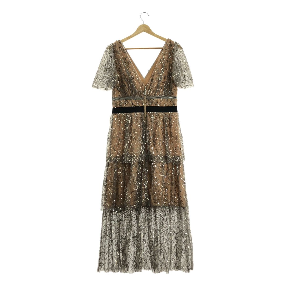 SELF PORTRAIT（セルフポートレイト） レースミディドレス（グリーン