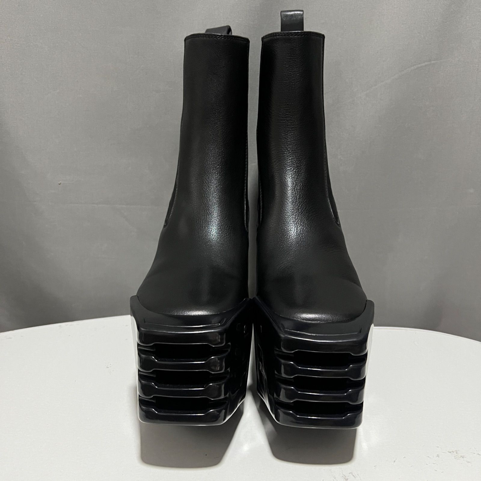 美しい rick owens キスブーツ kiss boots リックオウエンス ブーツ ...