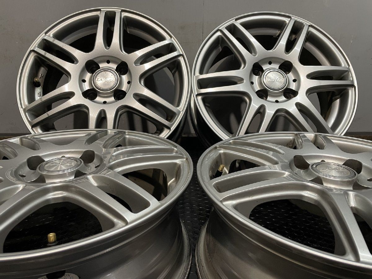 YFC LAYCEA レイシア 15インチ 4本 5.5J4HPCD100 42 ヴィッツ フィット イスト アクア ノート イスト デミオ等 MHD440