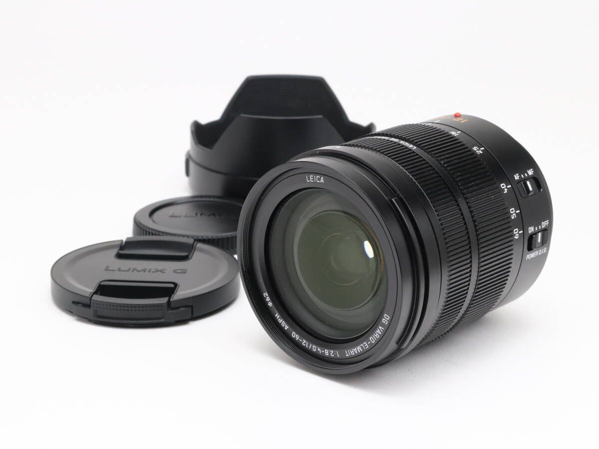 A Panasonic パナソニック LEICA DG VARIO-ELMARIT 12-60mm F2.8-4.0 ASPH. POWER O.I.S. H-ES12060 初期不良返品対応 55-38