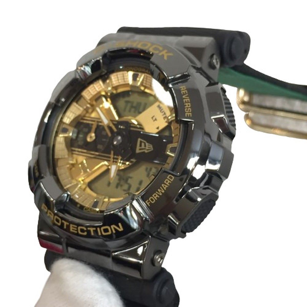 G-SHOCK ジーショック CASIO カシオ 腕時計 GM-110NE-1AJR NEW ERA 100th コラボ 100周年記念モデル  アナデジ 希少 - メルカリ