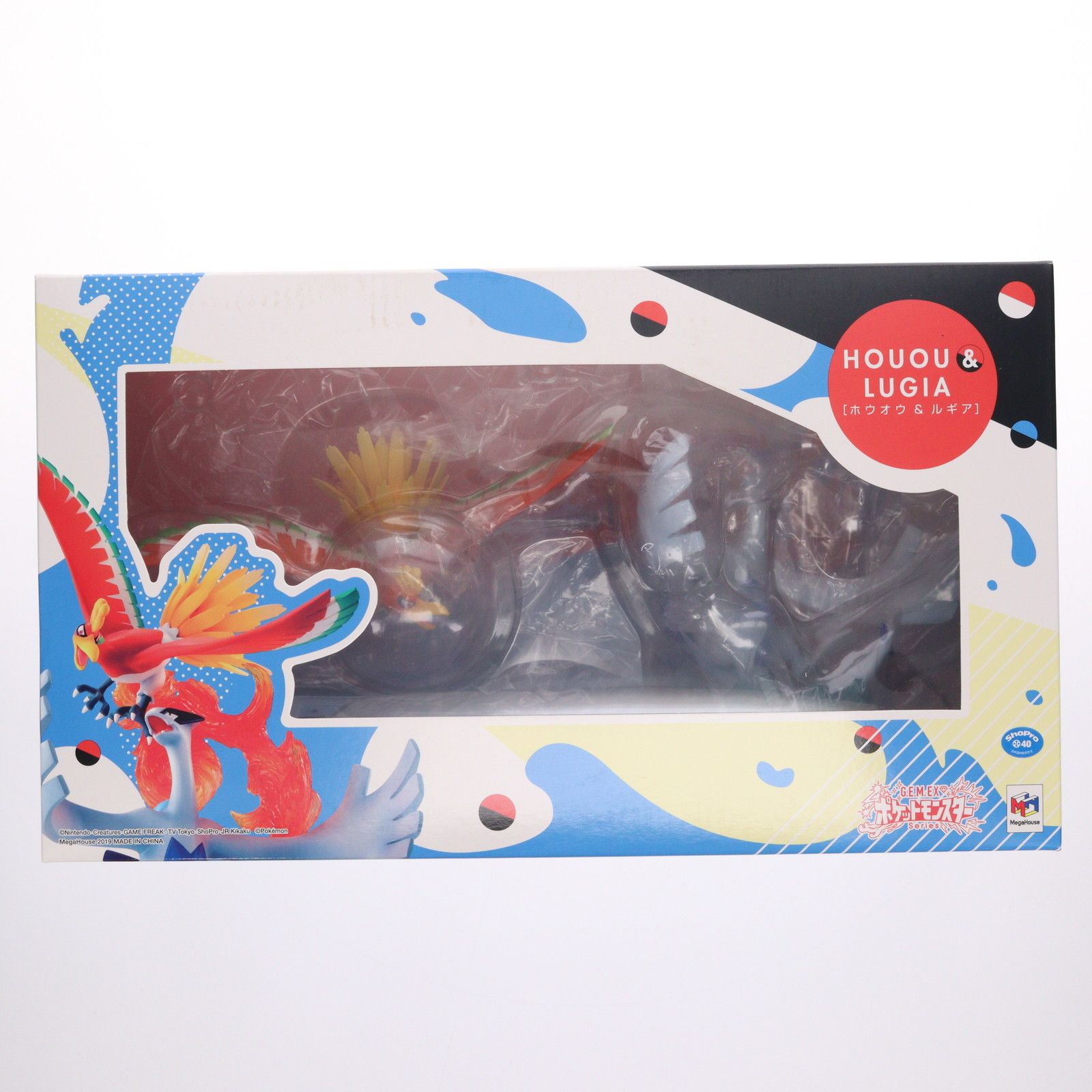 バンダイ 特典無し G.E.M.EXシリーズ ホウオウ-ルギア ポケットモンスター 完成品 フィギュア メガハウス