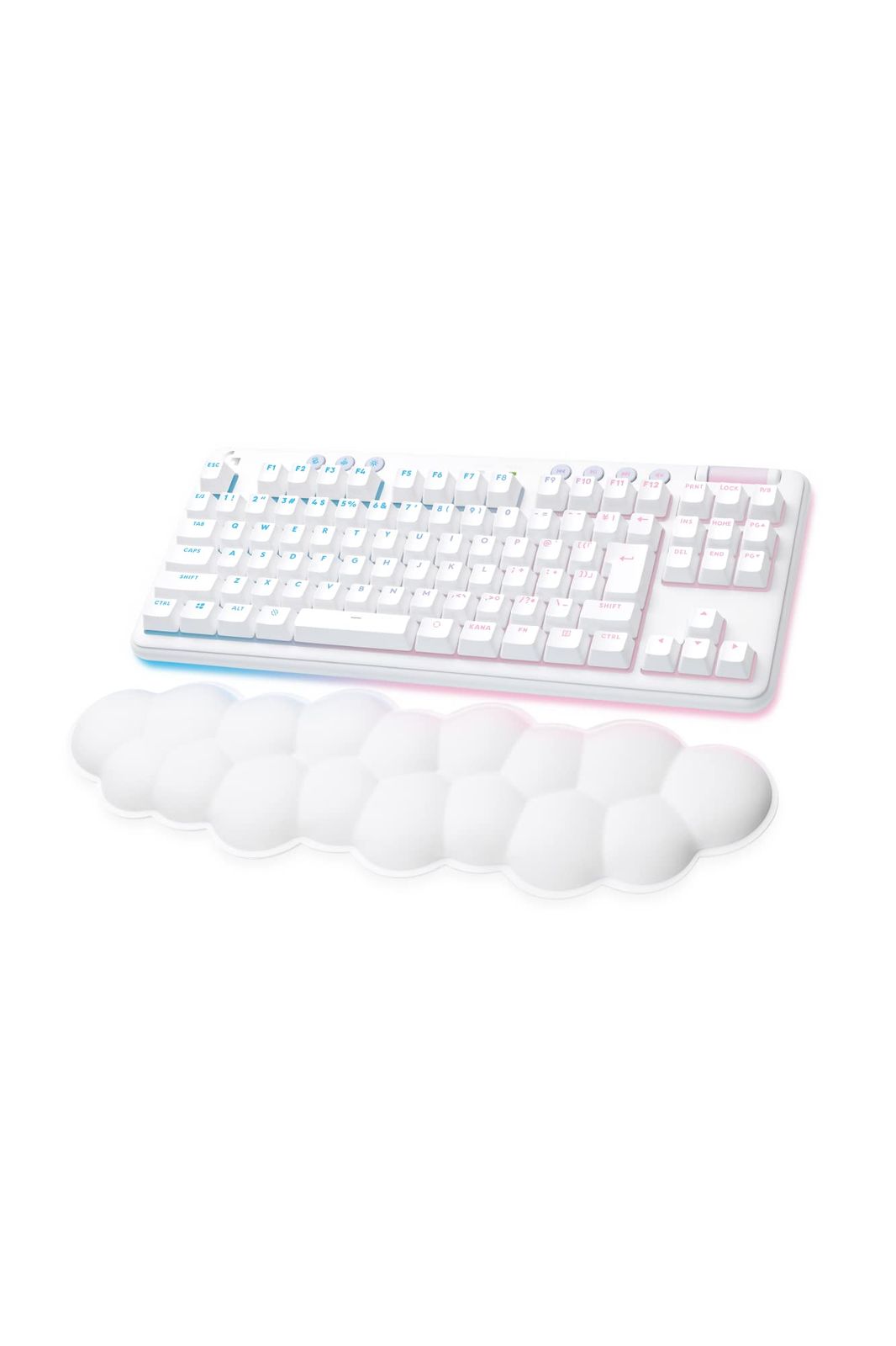 Logicool G(ロジクール G) オーロラコレクション ゲーミングキーボード テンキーレス G715 ワイヤレス LIGHTSPEED Bluetooth 接続対応 リニア メカニカル キーボード 雲 パームレスト 日本語配列 LIGHTSY [
