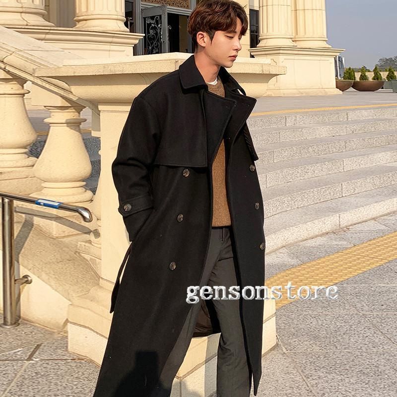 チェスターコート メンズ アウター ロング ウールコート