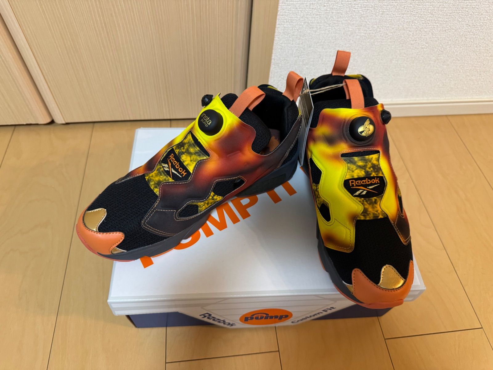 B’z稲葉浩志　リーボック　ポンプフフューリー94 マグマ サイズ27.0cm 6月3日(月)発売！B'z 稲葉浩志 x リーボック インスタポンプ