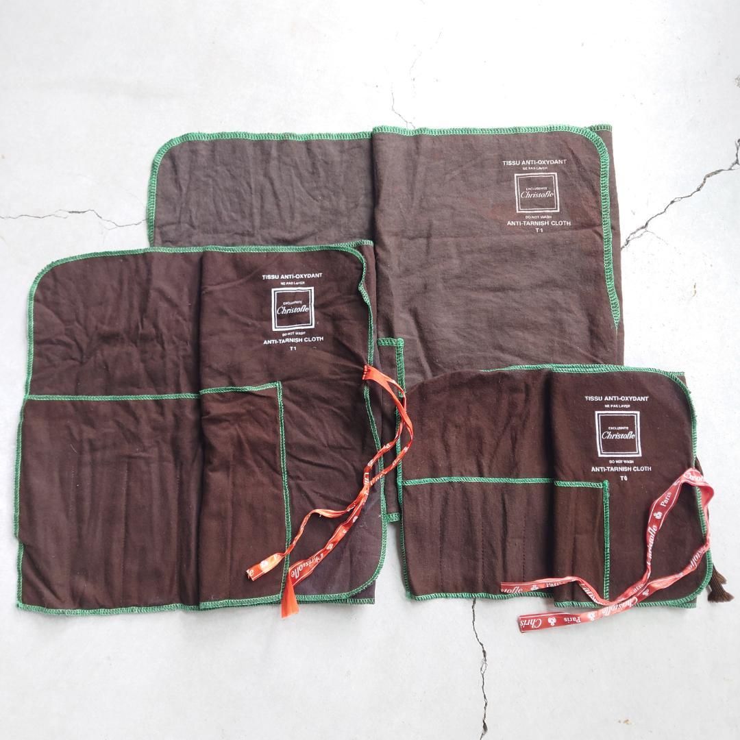 クリストフル 変色防止用布袋 3点