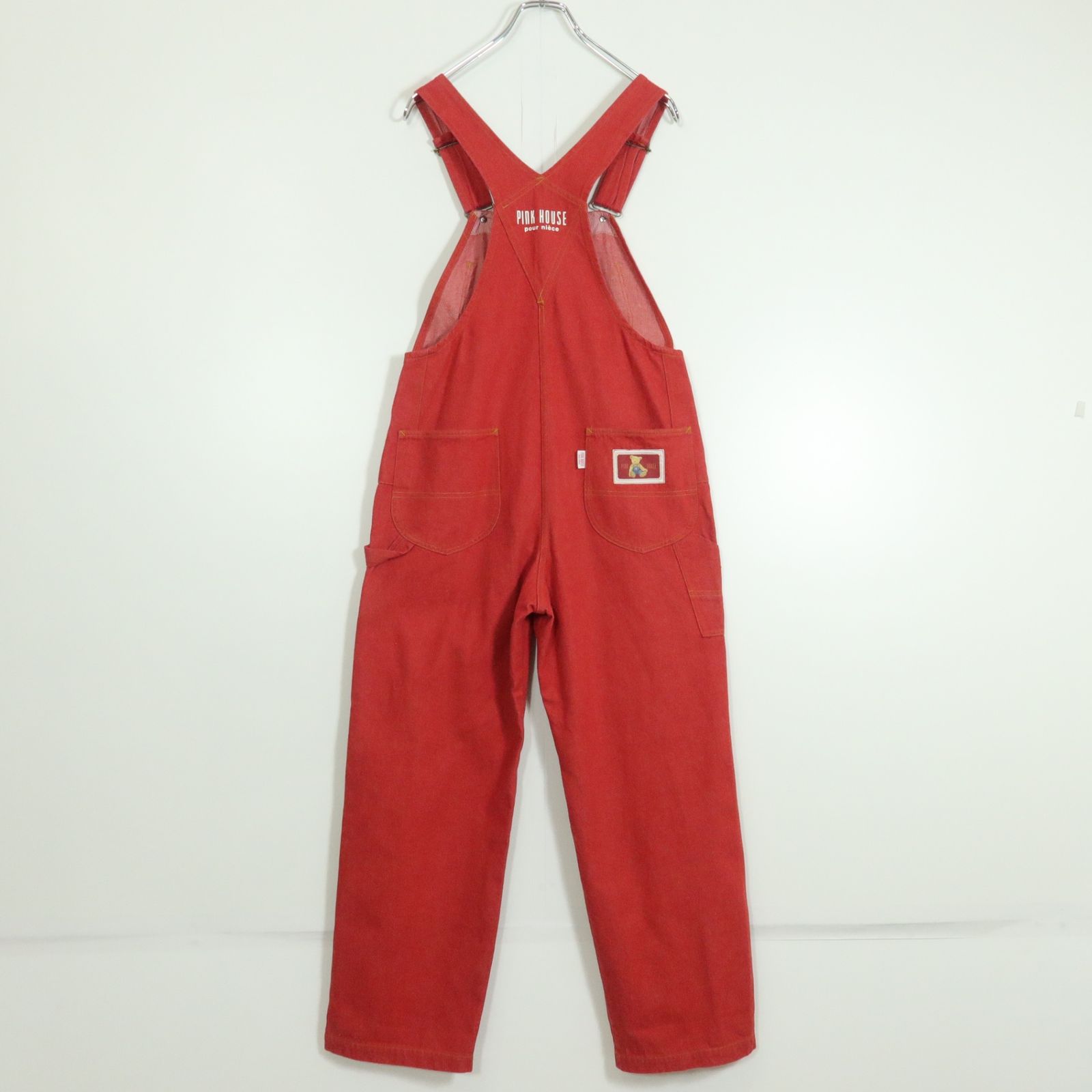 ピンクハウス ＊ 新品 デニム オーバーオール チェリー刺繍使いデニムジャンパースカート （サロペット