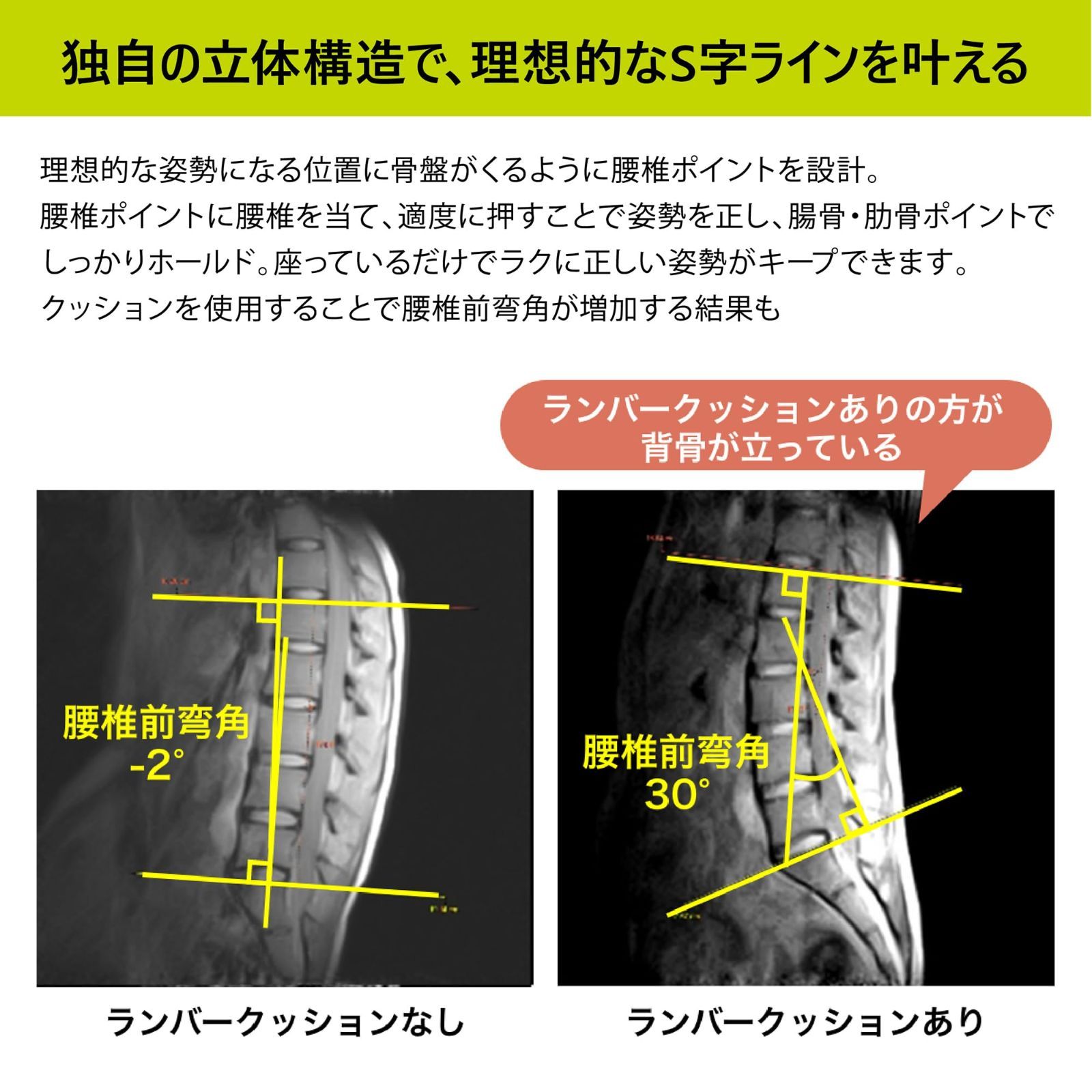 理想的なS字ラインをキープ