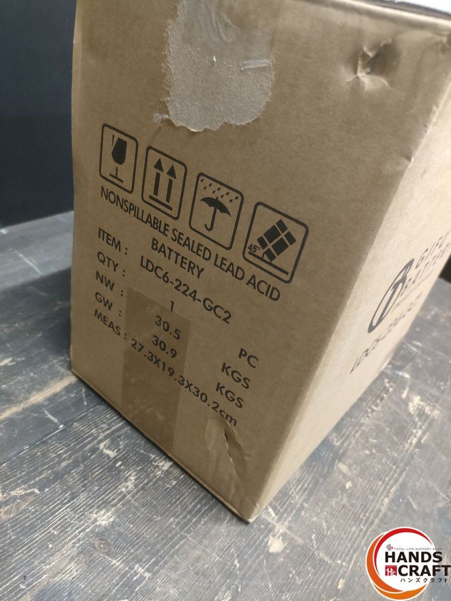 引き取り限定】【未使用品】GB/GIFU LDC6-224-GC2 バッテリー(2