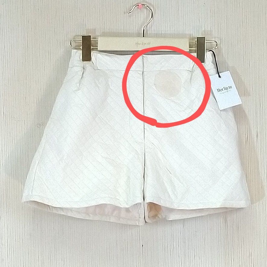 Her lip to ◇ Quilted Flare Bell Shorts