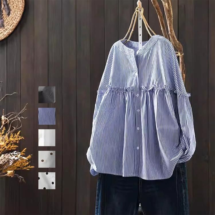 ブラウス レディース 春 シャツトップス チュニック ロングシャツ 長袖 シャツブラウス 夏 チュニック トップス 立ち襟 大人 通勤 秋 30代 楽天市場】チュニック シャツブラウス レディース 春 長袖