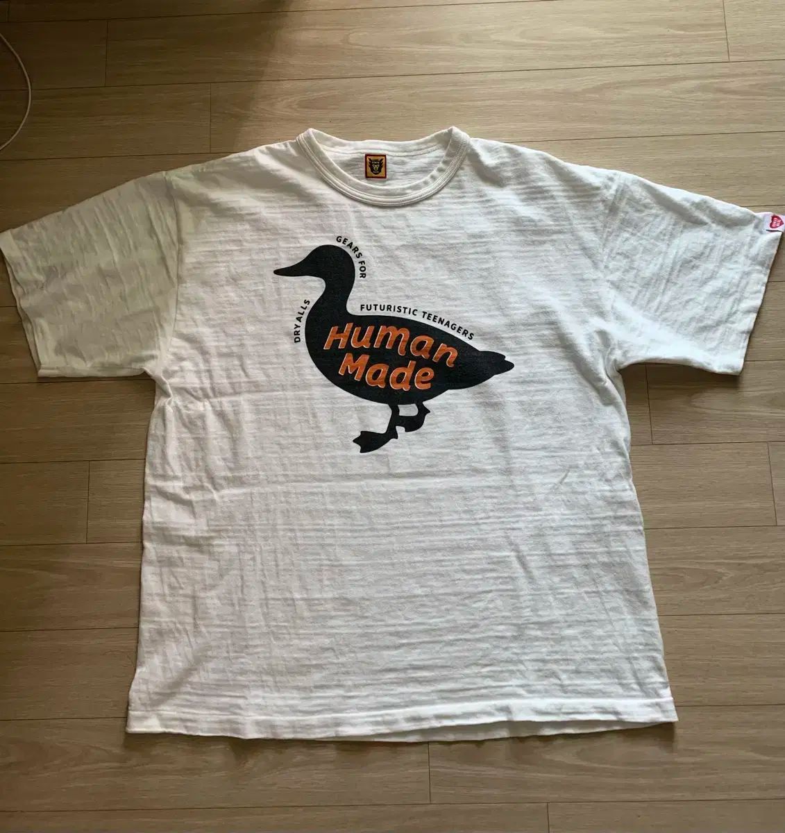 美品ですHUMAN MADE アヒル Tシャツ ブラック 美品ですHUMAN MADE アヒル Tシャツ ブラック