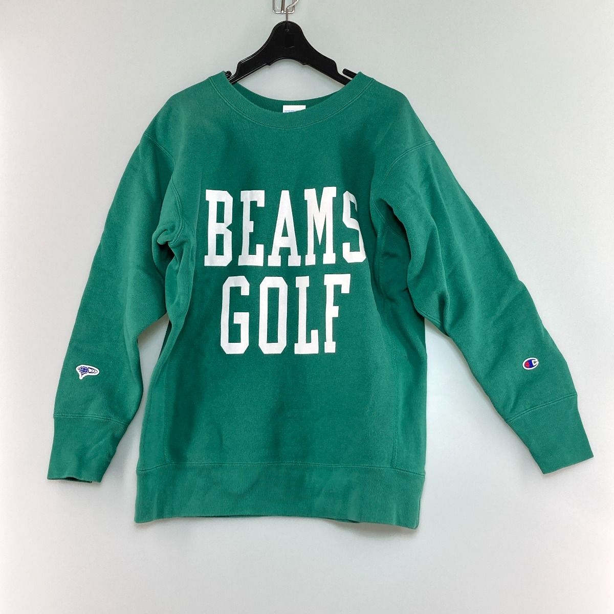 BEAMS GOLF ビームスゴルフ Champion スウェット グリーン系 S ゴルフ