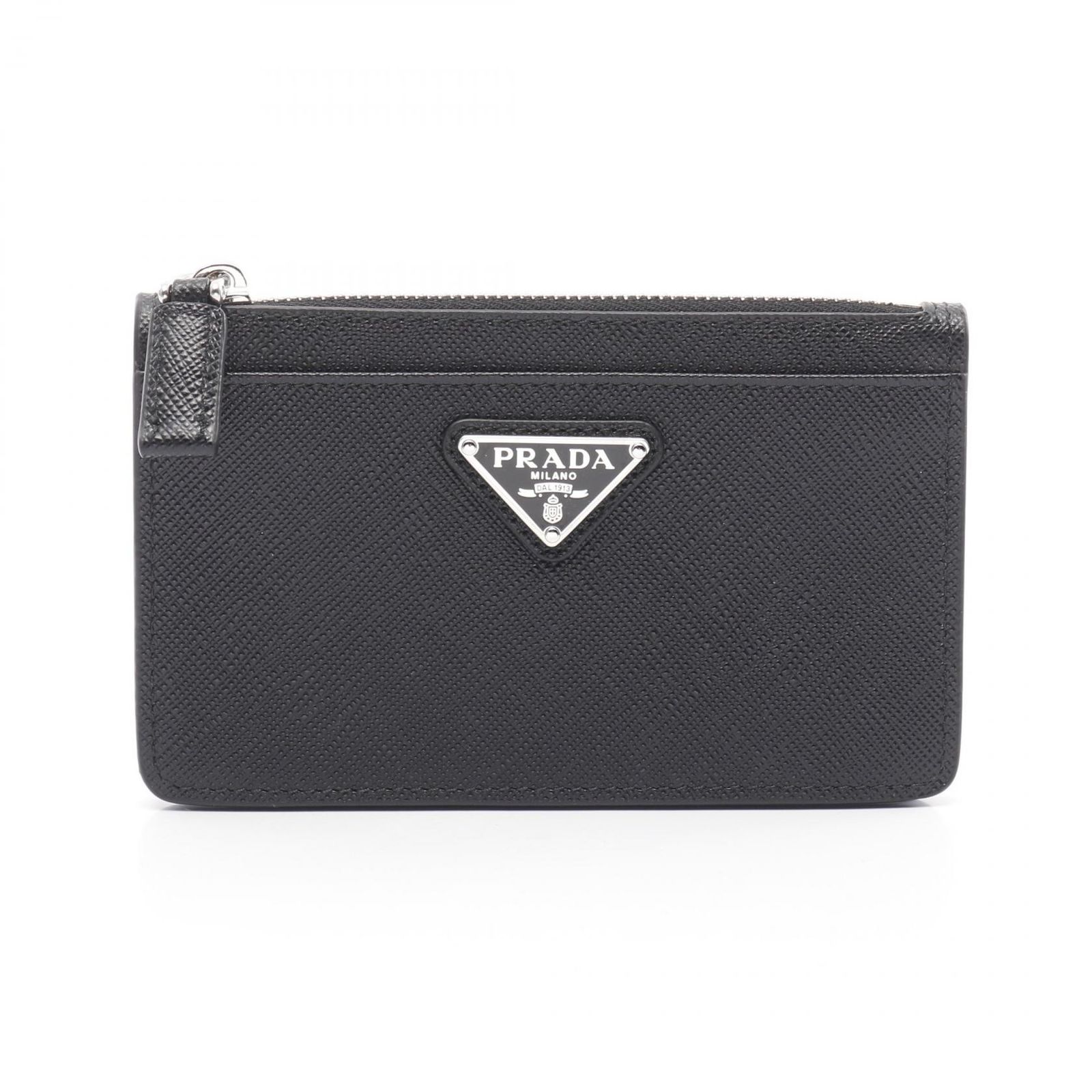 プラダ PRADA コインケース SAFFIANO TRIANGOLO 2MC084QHHF0002 ブラック サフィアーノレザー コインケース レディース