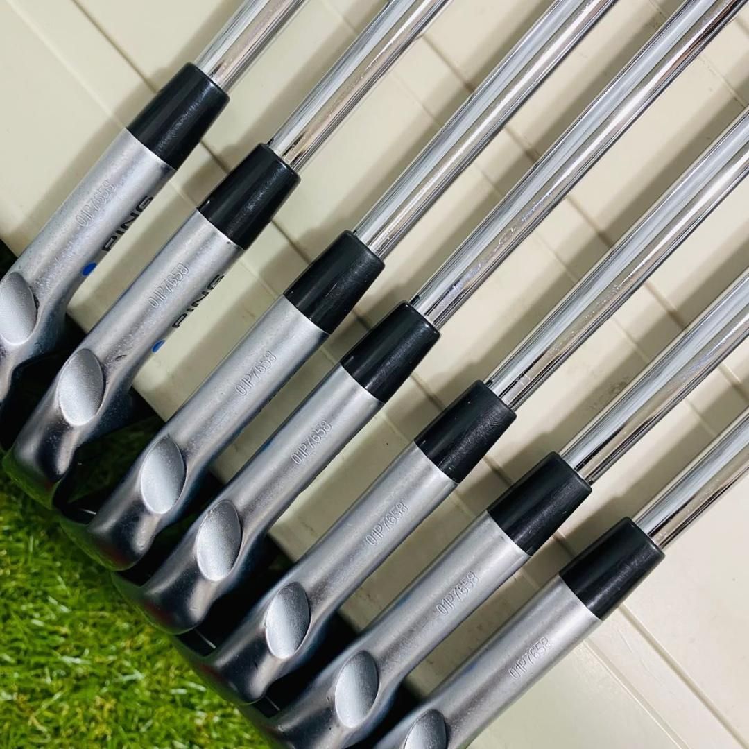 【良品】不動の名器 ピン iBLADE 青ドット メンズアイアンセット 7本 S 良品】不動の名器 ピン iBLADE 青ドット メンズアイアンセット 7