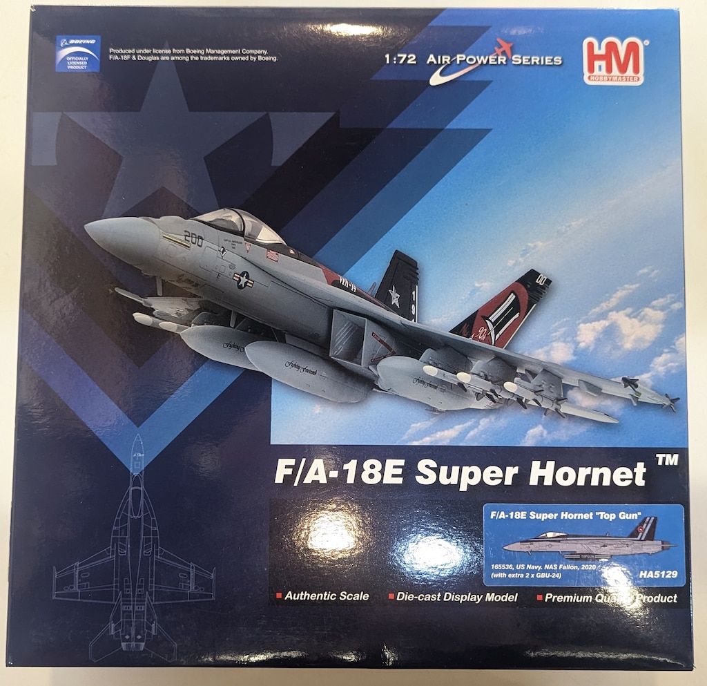 HOBBY MASTER 1/72 F/A-18E スーパーホーネット `TOPGUN w/GBU-24