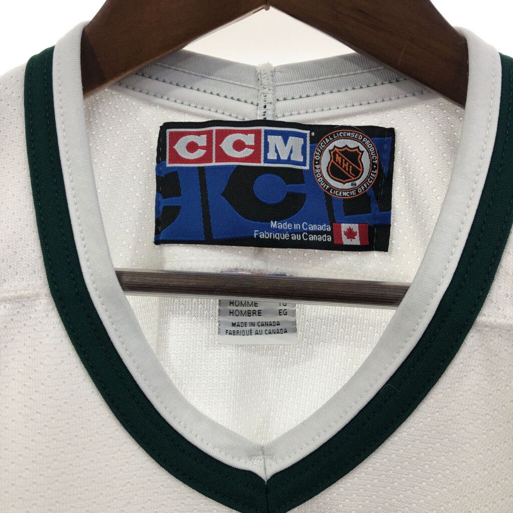 格安SALEスタート！ カナダ製 CCM ゲームシャツ ホッケー ダラス・スターズ NHL アイスホッケー