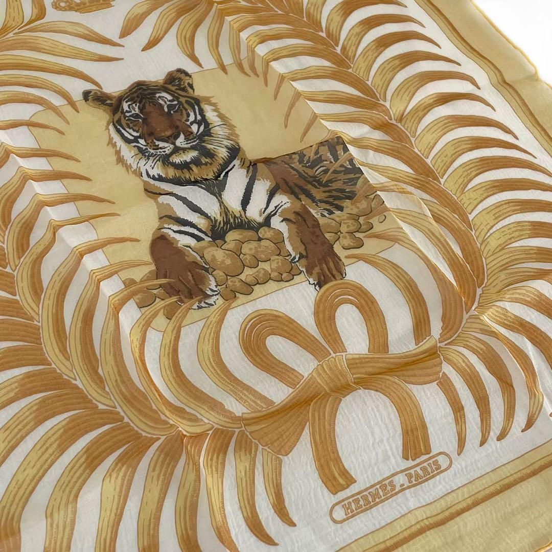 HERMES エルメス TIGRE ROYAL 王者の虎 カレ40 プチカレ - メルカリ